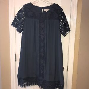 Navy blue dress